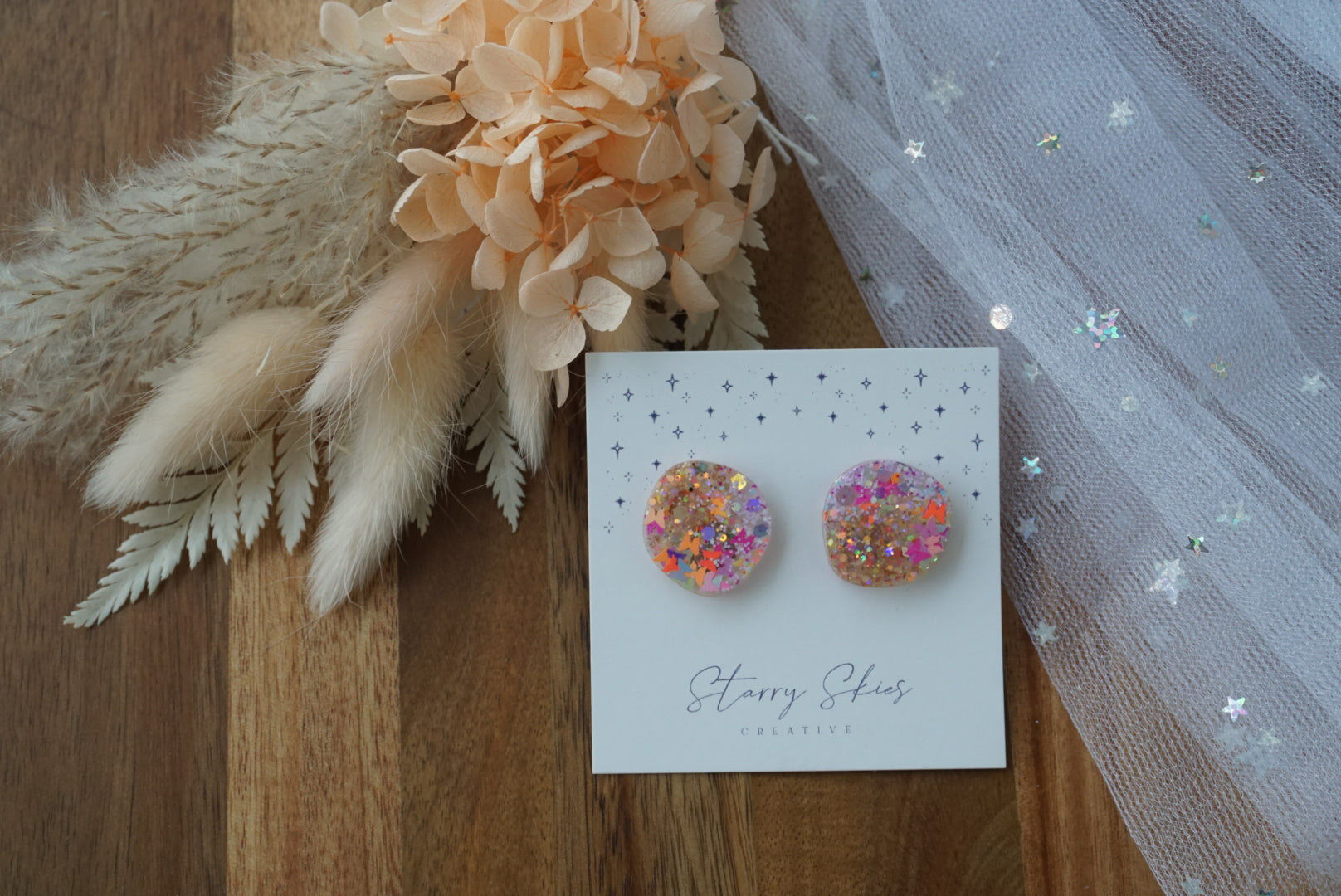 Butterfly Love studs