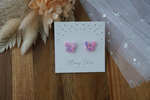 Butterfly Studs- Pastel